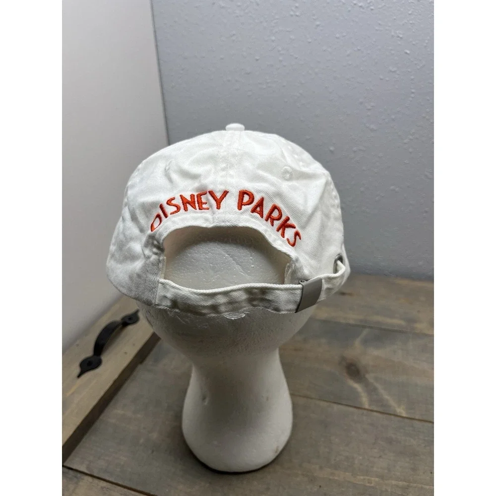 Disney Parks Mickey Mouse Balloons Baseball Cap Hat White Unisex Pre Owned